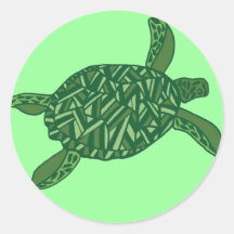 Hawaiian honu (sea turtle) stickers