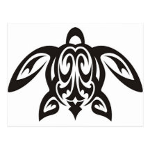 Hawaiian Honu Turtle Postcard