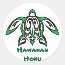 Hawaiian Honu Turtle Sticker