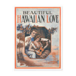 Hawaiian Love Postcard