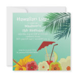 Hawaiian Luau Birthday Party Invitation