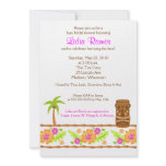 Hawaiian Luau Tropical 5x7 Bridal Shower Invite