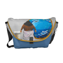 Hawaiian Music Tribute Art Messenger Bags