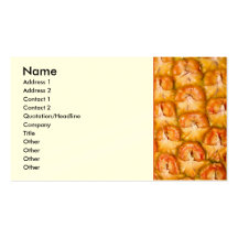 Hawaiian Pineapple Business Card Template