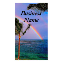 Hawaiian rainbow Business Card