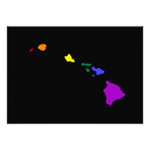 Hawaiian Rainbow Custom Announcements