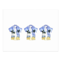 Hawaiian Shirt Postcard