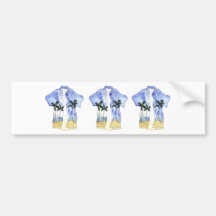 Hawaiian Shirts Bumper Sticker