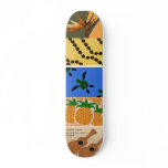 Hawaiian-style Skateboard