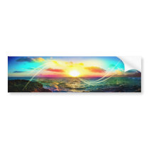 Hawaiian Sunrise Bumper Stickers