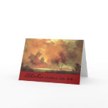 Hawaiian Sunrise Valentine's Day Card