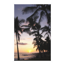 Hawaiian Sunset Canvas Print