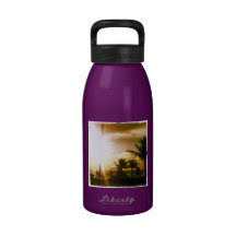Hawaiian Sunset Reusable Water Bottle