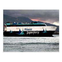 Hawaiian Super Ferry Postcard