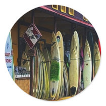 Hawaiian Surfers Sticker