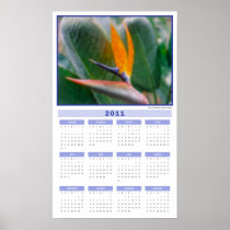 Hawaiian Tropical Bird of Paradise 2011 Calendar Print