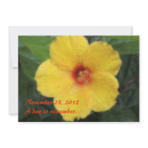 Hawaiian Tropical Hibiscus Invitations