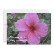 Hawaiian Tropical Hibiscus Invitations
