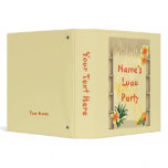 Hawaiian Tropical Luau Party Photo Album Binder