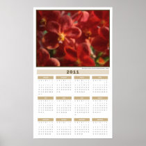 Hawaiian Tropical Orchid 2011 Calendar Poster