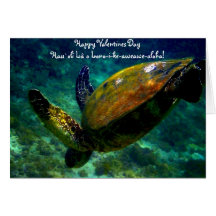 Hawaiian Valentines Day card