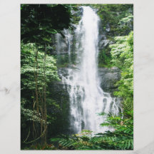 Hawaiian Waterfall Flyer Design