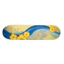 Hawaiian Wave Skate Board