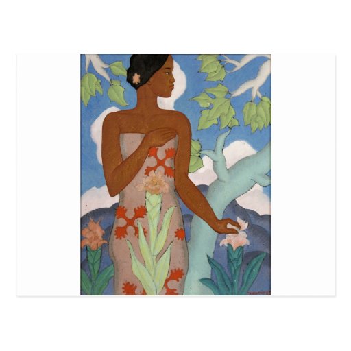 Hawaiian Woman, by Arman Manookian c. 1929 Post Cards