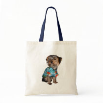 Hawaiian Yorkie Canvas Bag