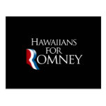 Hawaiians for Romney -.png Post Card