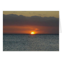 HawaiiOceanSunset Card