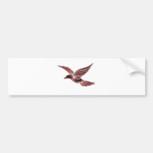 Hawk Bumper Sticker