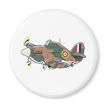 hawker hurricane caricature fridge magnets