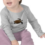 Hawksbill Sea Turtle Infant Long Sleeve Tshirts