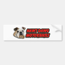 Hawt Dawg Bumper Sticker