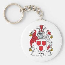 Hay Family Crest Keychain