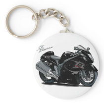 Hayabusa Black Bike Key Chains