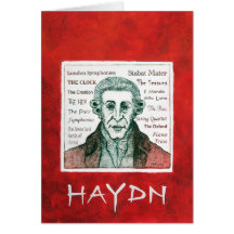 Haydn greetings card