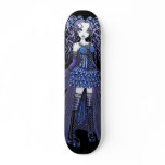 "Haylee" Purple Tattoo Butterfly Fairy Skateboard