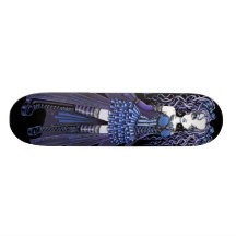 "Haylee" Purple Tattoo Butterfly Fairy Skateboard