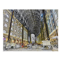 Hays Galleria London Sketch Postcards