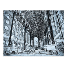 Hays Galleria London Sketch Postcards