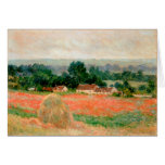 Haystack at Giverny, Claude Monet Greeting Card