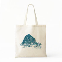 Haystack Rock Illustration Bag