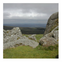 Haytor. Rocks in Devon England. Cut Outs