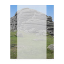 Haytor. Rocks in Devon England. Custom Flyer