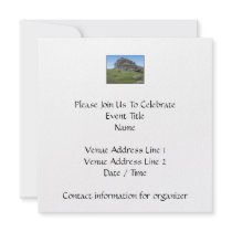 Haytor. Rocks in Devon England. On White. Personalized Invite