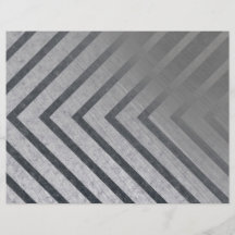 Hazard Stripe Metal Full Colour Flyer