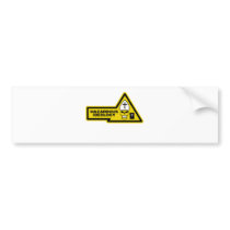 Hazardous Ideology Bumper Sticker