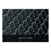 Haze - Mandelbrot Fractal Custom Invitations